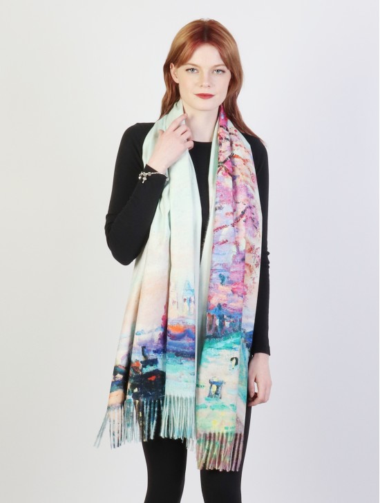 Oil Painting Design Fashion Scarf